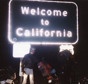 California border sign